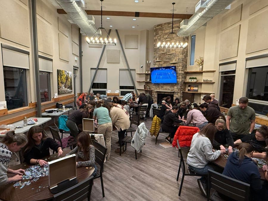 A full house on a Monday