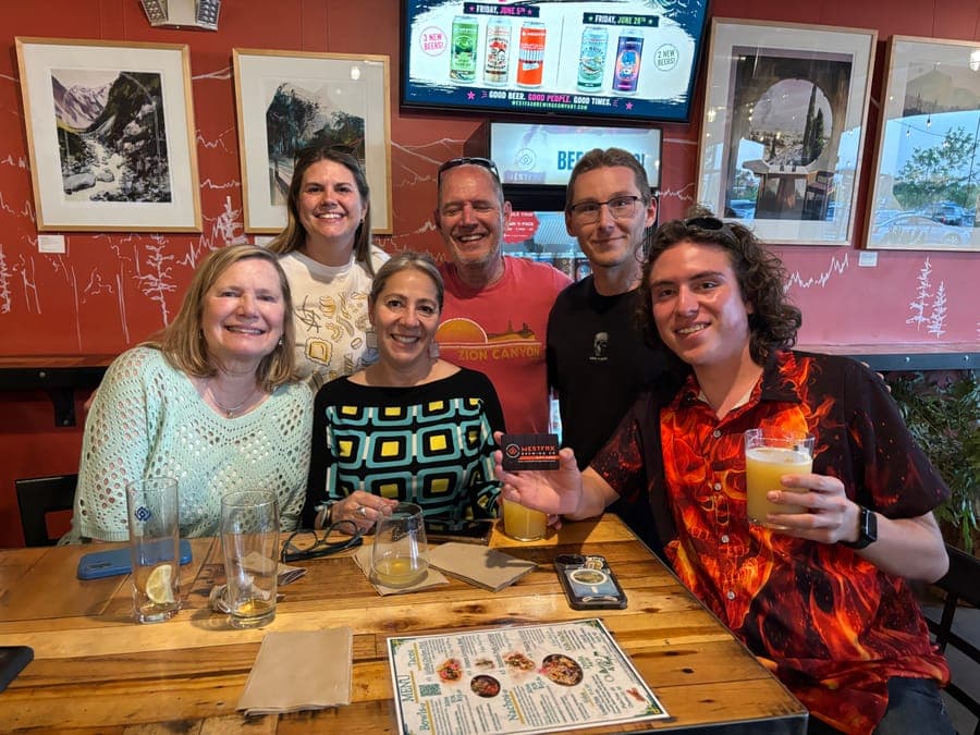 The whole crew showed up